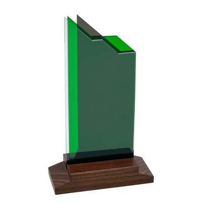 Shard Award Natural Wood Base