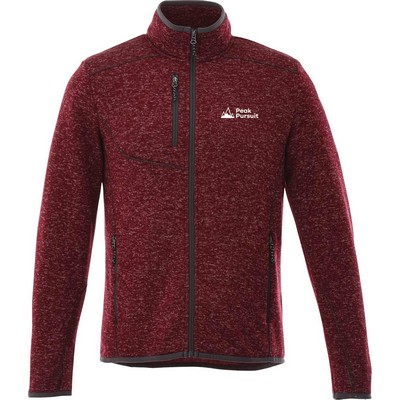 Men's TREMBLANT Sweater Knit Full Zip Jacket with Thumb Holes