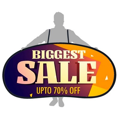 Personal Pop-Out Banner Sign - 79"w x 39"h Single Sided