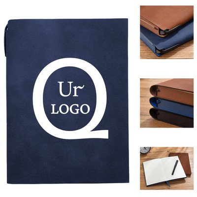 A5 Business Soft Imitation Leather Cover Notebook