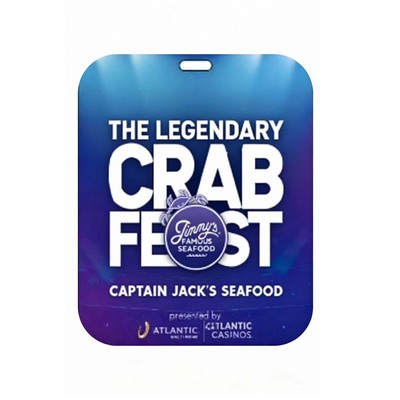 Full Color PVC Event Credential Badge (4"x 2 3/4")