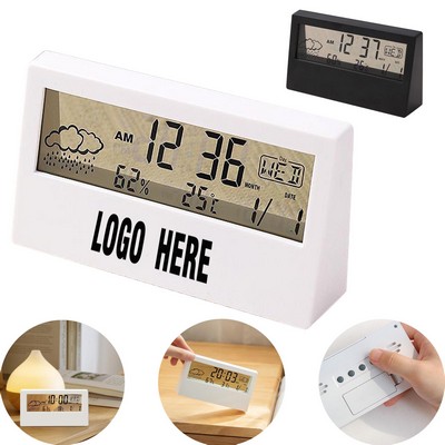 Digital Alarm Desk Clocks With Thermometer Hygrometer