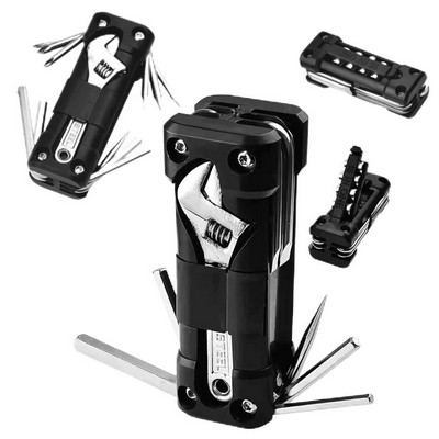 16" 1 Multi-functional Repair Tool Kit For Motorcycles And Bicycles