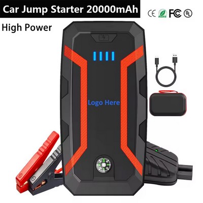All In One Emergency Vehicle Charger Jump Starter 20000mah