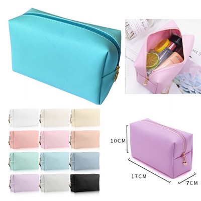 Travel Makeup Case PU Leather Portable Organizer Makeup Train Case