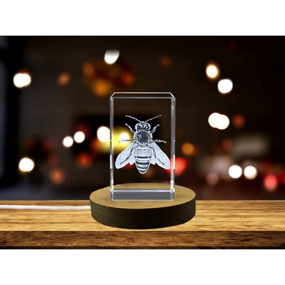 Italian Bee Crystal Sculpture Award