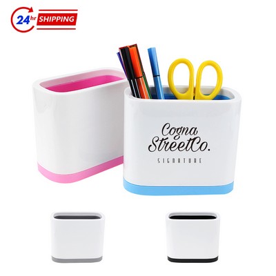 Plastic Rectangular Pen Holder