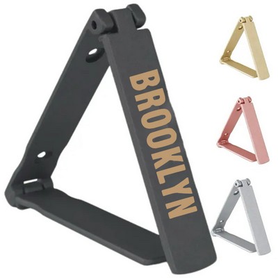 Mini Metal Triangle Kickstand Back Black Phone Holder Stand