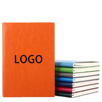 A5 Leather-Bound Notepad