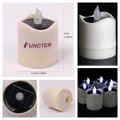 Electronic Solar Energy LED Light Candle Lamp