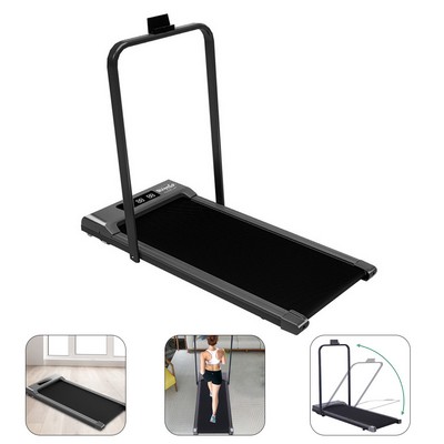 Space-Saving High Load Capacity Treadmill with Cushioning and Noise Reduction