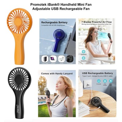 iBank ® USB Rechargeable Handheld Fan