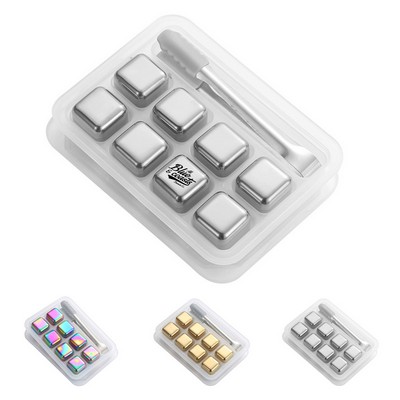 Stainless Steel Chilling Stone Set