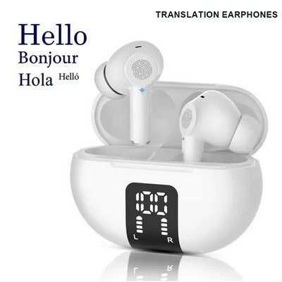 Two-Way Real-Time Language Translator Earbuds