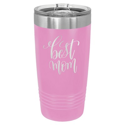 Polar Camel 20 oz. Light Purple Insulated Ringneck Tumbler with Slider Lid