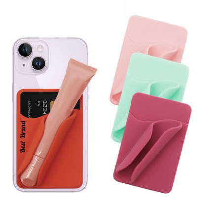 2 - in - 1 Card - Insert Lipstick Holder With Phone Stand