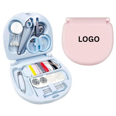 Promotional Compact Sewing Kit - Mini Travel & Emergency Repair Kit in Hard Case