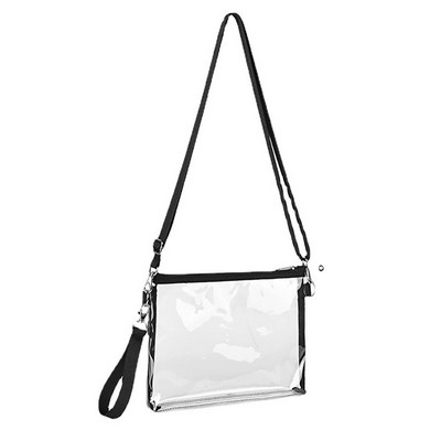 Shoulder Approved Clear Tote Stadium Bag