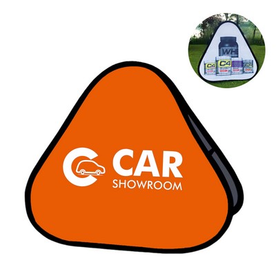 Foldable Triangle Advertising Stand Basketball Billboard