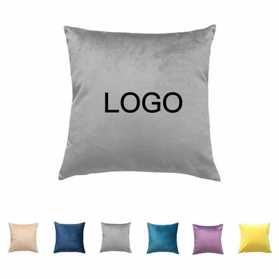 Velvet pillowcase