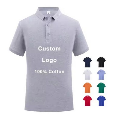 High Quality 100% Cotton Polo T Shirt
