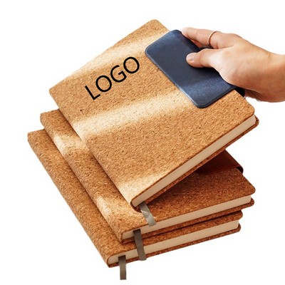 Eco-Friendly Cork & PU Splicing Magnetic Notebook