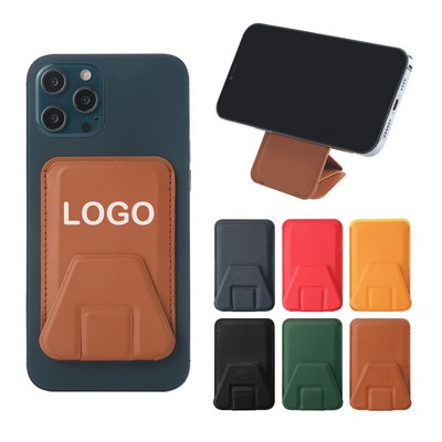 Useful Magnetic Phone Wallet Stand