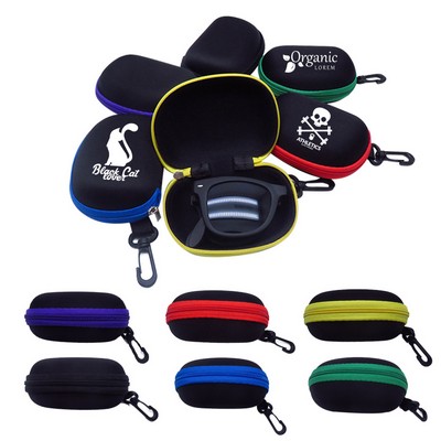 Portable Zipper EVA Glasses Case