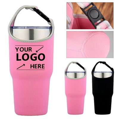 30 Oz. Neoprene Tumbler Sleeve Insulated Bottle Holder