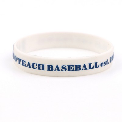 Silicone Wristbands - Embossed with 1 Color