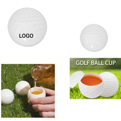 Plastic Golf-Themed Shot Glass Set