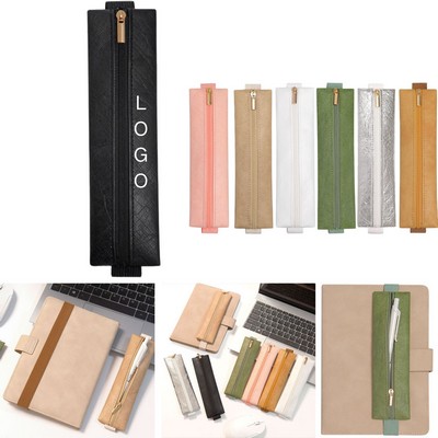 Paper Elastic Closure Pencil Pouch