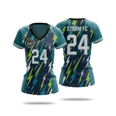 Women's Premium Sub Football Fanwear Jersey w/ Shoulder
