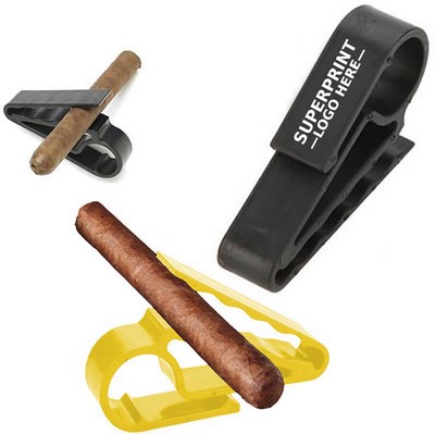 Golfer Cigar Holder Grip Clip