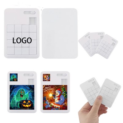 16-Grid Sliding Puzzle - Classic Brain Teaser Logic Toy