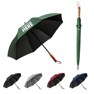 Golf Umbrella With Wooden Handle