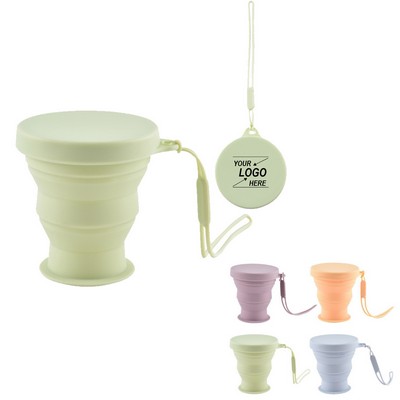 Hanging Hole Silicone Folding Cup
