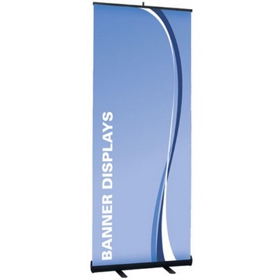 36" x 78" Retractable Banner Stand with Vinyl Banner - Full Color Print
