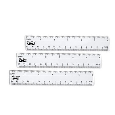 6" Ruler W/ Centimeter & Inch Markings