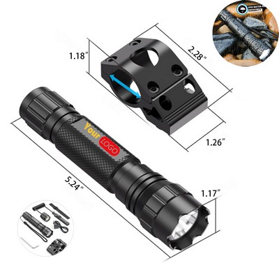 Waterproof Outdoor Aluminum Tactical LED Flashlight