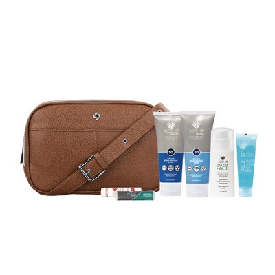 Aloe Up Leather Crossbody Bag Kit