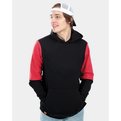 Holloway Youth All-American Team Fleece Colorblocked Hooded Sweatshirt - 222681
