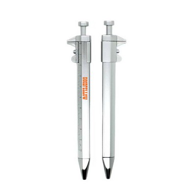 ABS Caliper Ruler Ballpoint Pen w/Measurement Scale