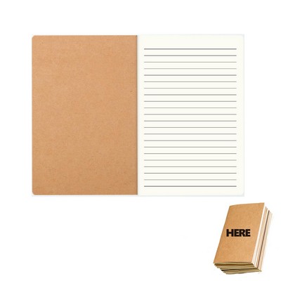Lined Journal Notebook Kraft Brown Cover