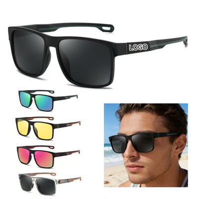 Polarized Sport Sunglasses With Dual Injection Frame