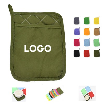 Heat-Resistant Towel Mat with Pocket