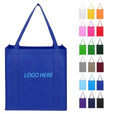 Non-Woven Grocery Tote Bag With Bottom Insert