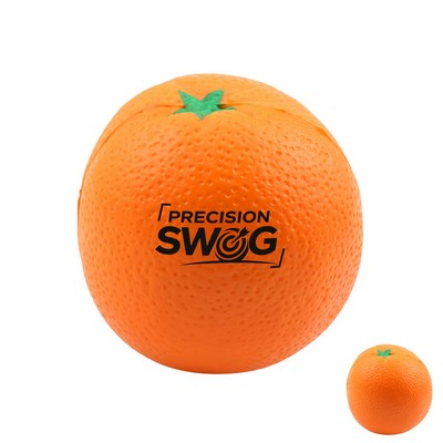 Slow-Rebound Orange-Shaped Stress Ball