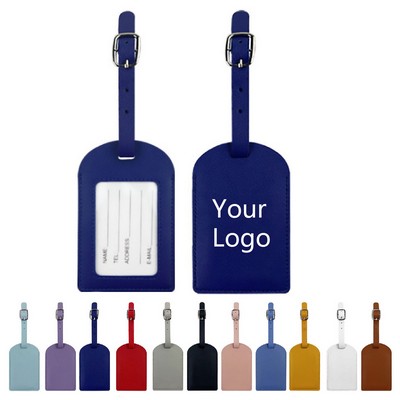 Travel PU Leather Luggage Tag