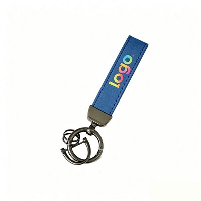 Suede Keychain